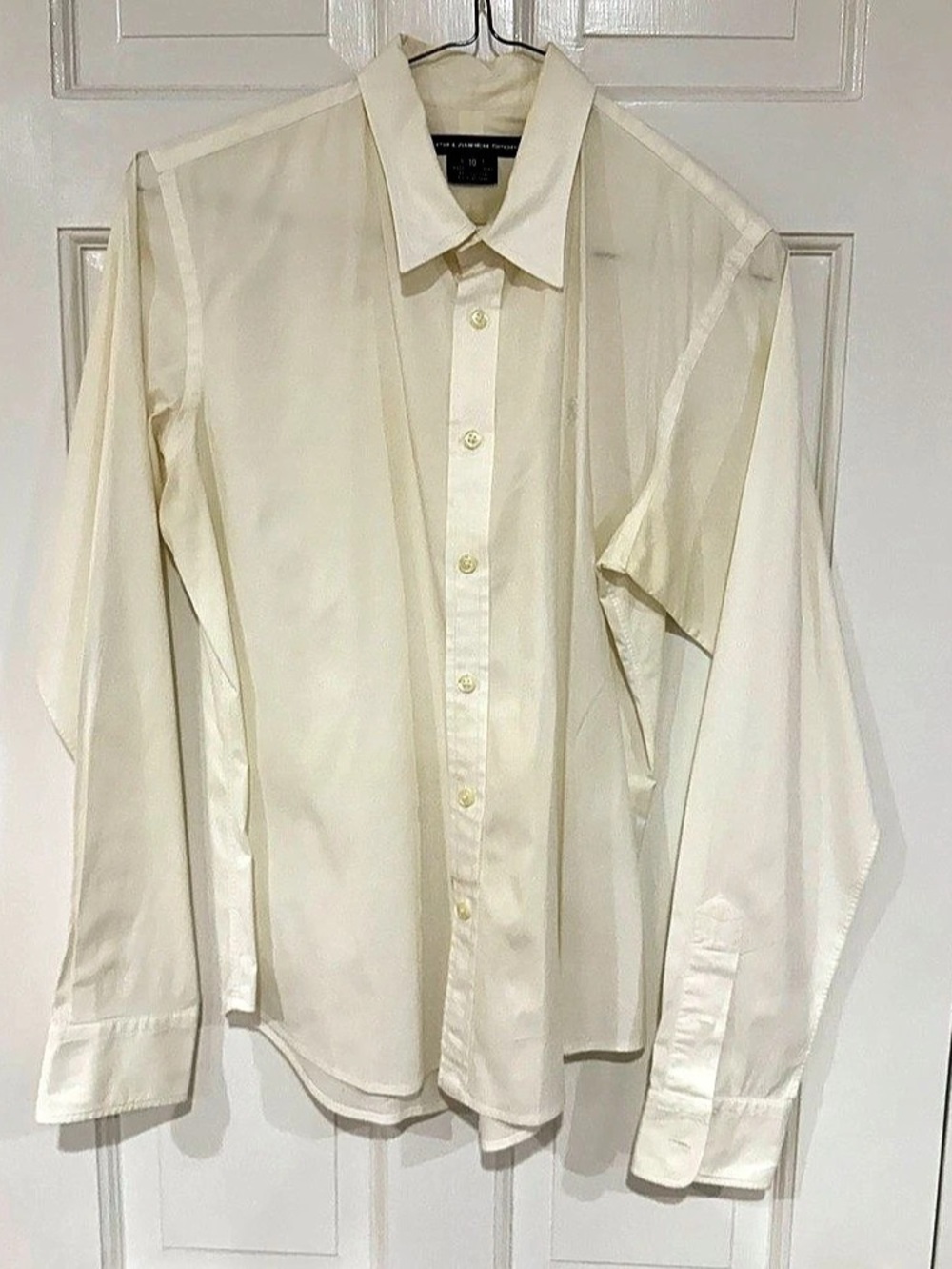 Lauren Ralph Lauren Sport Button Down Shirt White Size 10 slim